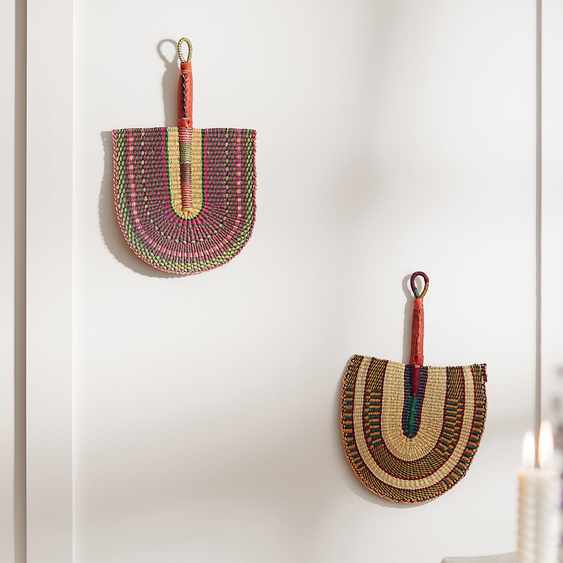 ghana fans (set of 2)