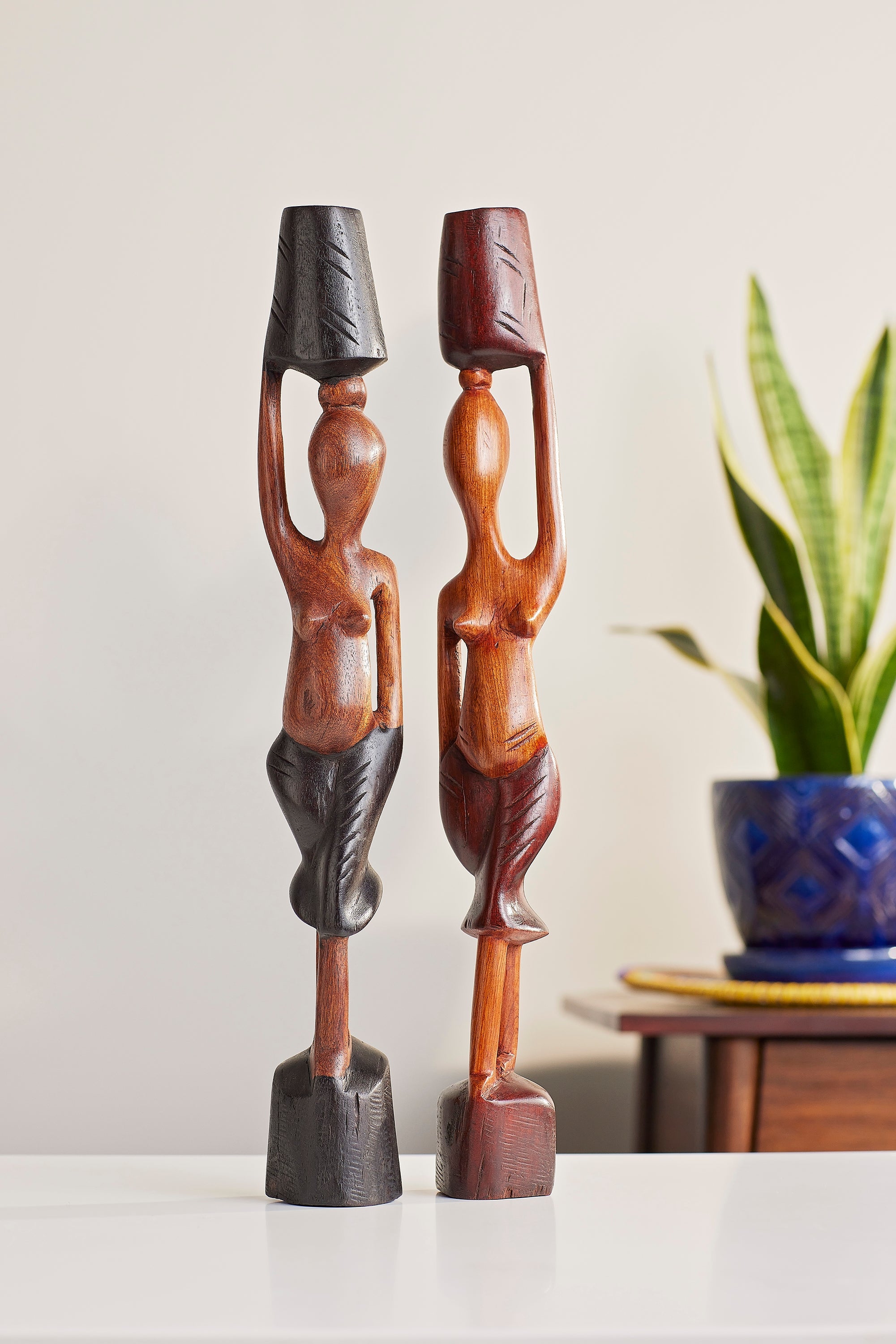zafi sculpture (set of 2)