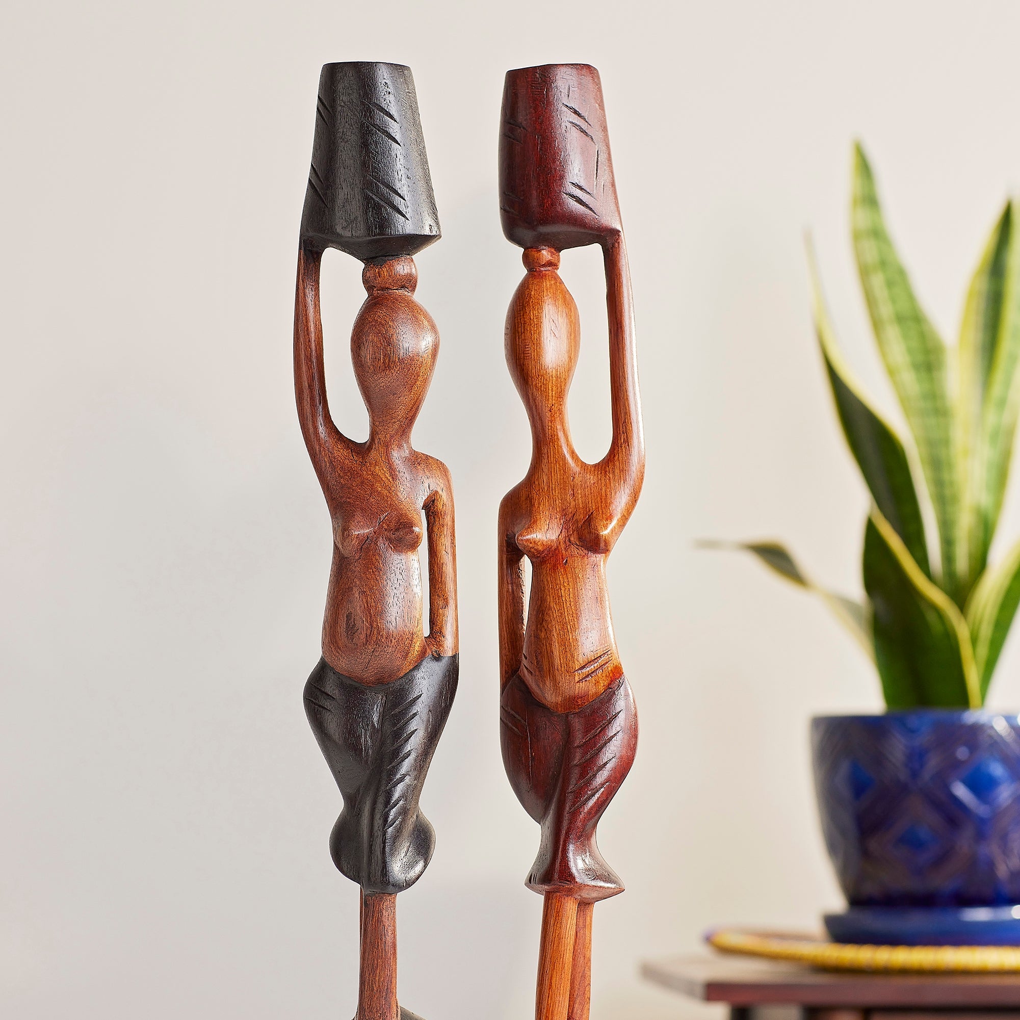 zafi sculpture (set of 2)